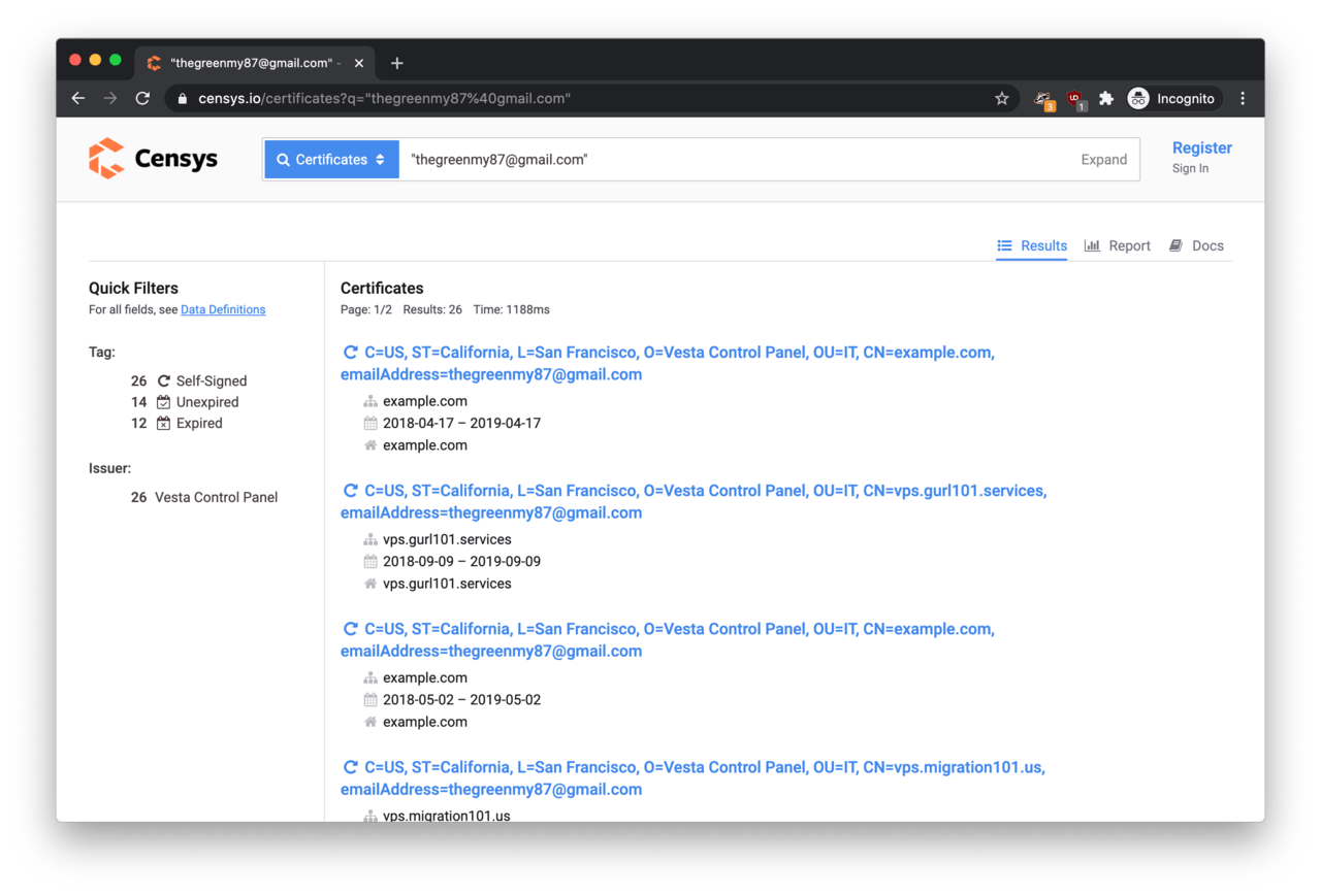 We found that the email address is associated with a large number of endpoints also collecting passwords.